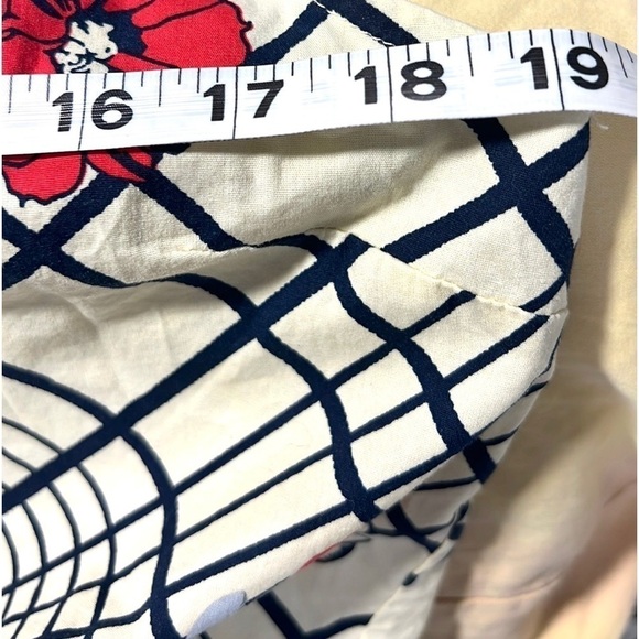 ModCloth, Optimal Polish,Look at the Back!! Buttons, Red/,Navy,Size S - Picture 11 of 12